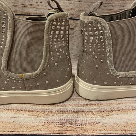 Stuart Weitzman Double Stones Sneakers Dark Gray - Picture 4 of 10